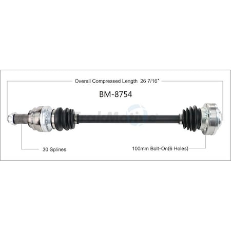 Cv Axle Shaft,Bm-8754